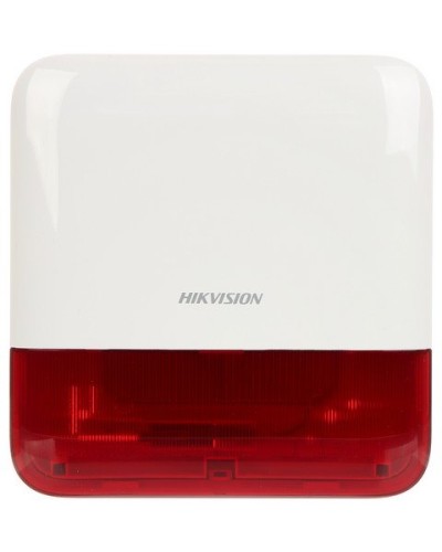 DS-PS1-E-WE Red Indicator. Оповещатель свето-звуковой радиоканальный уличный. AX PRO Hikvision в Костроме