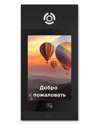 AA-14FB BLACK. Вызывная панель подъездного IP-домофона. BAS-IP в Костроме