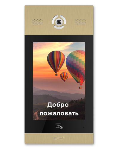 AA-14FB GOLD. Вызывная панель подъездного IP-домофона. BAS-IP в Костроме