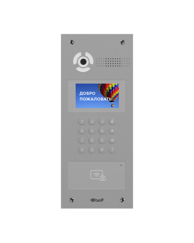 AA-07BD SILVER. Вызывная панель IP-домофона. BAS-IP в Костроме