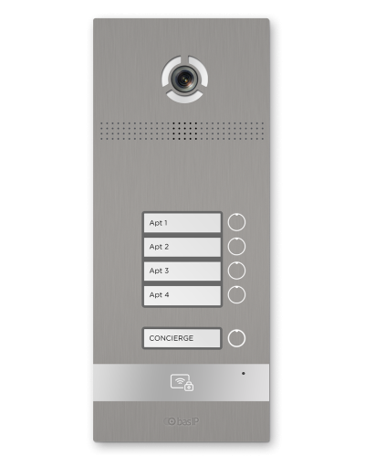 BI-04FB SILVER. Вызывная панель IP-домофона. BAS-IP в Костроме
