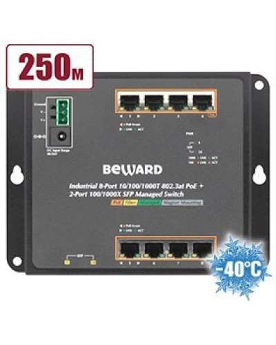 STWP-0802HP. Коммутатор 8-портовый. Beward в Костроме