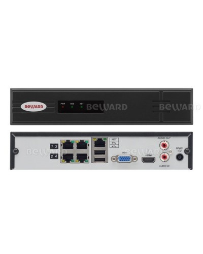 BK0104H2-P4. IP-видеорегистратор 4-канальный. Beward в Костроме