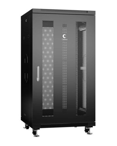 ND-05C-22U60/80-BK (8563c). Шкаф телекоммуникационный 19 напольный 22U. CABEUS в Костроме