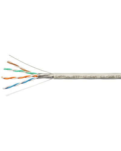 STP-4P-Cat.6a-SOLID-IN-PVC (7196c). Кабель «витая пара» (LAN) для структурированных систем связи. CABEUS в Костроме