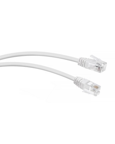 PC-TEL-RJ12-10m (7892c), белый. Патч-корд медный. CABEUS в Костроме