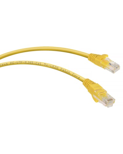PC-UTP-RJ45-Cat.5e-2m-YL-LSZH (9499c), желтый. Патч-корд медный. CABEUS в Костроме
