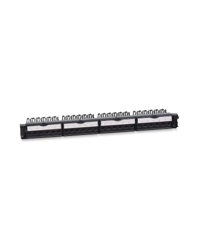 PL-24-KJ-RJ45-Cat.6-180T (11831c): Патч-панель 19" (1U), 24 порта RJ-45, категория 6, с задним кабельным организатором в Костроме
