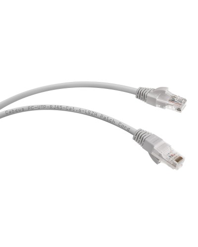 PC-UTP-RJ45-Cat.6-15m-LSZH (9595c), серый. Патч-корд медный. CABEUS в Костроме