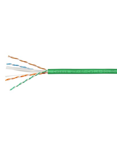 UTP-4P-Cat.6-SOLID-LSLTx-GN (11139c). Кабель «витая пара» (LAN) для структурированных систем связи. CABEUS в Костроме