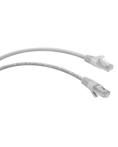 PC-FTP-RJ45-Cat.6-1m-LSZH (7908c), серый. Патч-корд медный. CABEUS в Костроме