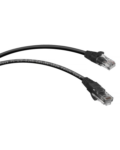 PC-UTP-RJ45-Cat.5e-0.15m-BK-LSZH (9534c), чёрный. Патч-корд медный. CABEUS в Костроме