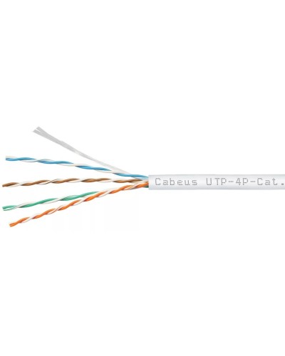 UTP-4P-Cat.5e-SOLID-LSZH-GY (9776c). Кабель «витая пара» (LAN) для структурированных систем связи. CABEUS в Костроме
