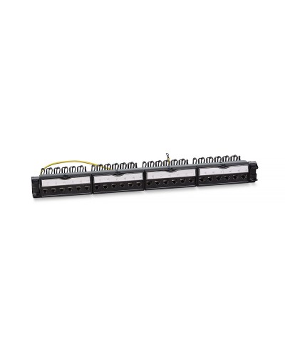 PL-24-KJ-RJ45-Cat.6a-SH-180T (11834c): Патч-панель 19" (1U), 24 порта RJ-45, категория 6a, полностью экранированная в Костроме
