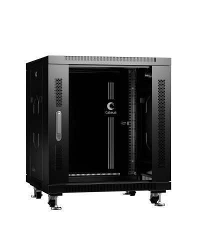 SH-05C-12U60/60-BK (8554c). Шкаф телекоммуникационный 19 напольный 12U. CABEUS в Костроме