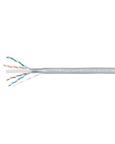 UTP-4P-Cat.6a-SOLID-PVC-GY (11373c). Кабель «витая пара» (LAN) для структурированных систем связи. CABEUS в Костроме