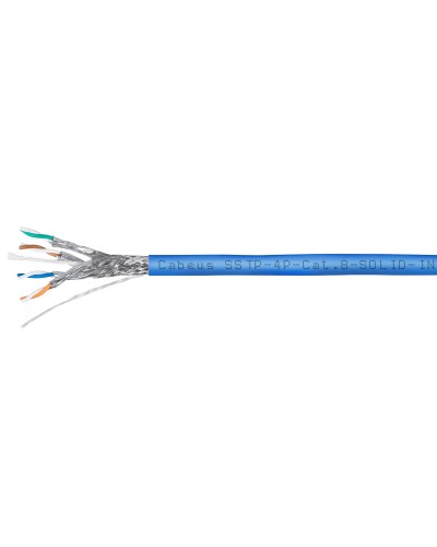 SSTP-4P-Cat.8-SOLID-IN-LSZH-BL-100 (7750c-1). Кабель «витая пара» (LAN) для структурированных систем связи. CABEUS в Костроме
