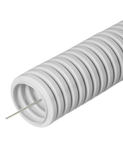 FCPL-20-PVC-100-1-GY (11228c): Труба гофрированная гибкая, лёгкая с протяжкой в Костроме