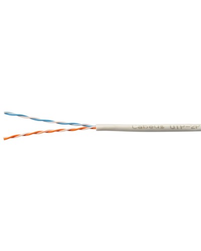 UTP-2P-Cat.5e-SOLID-GY-500 (11212c). Кабель «витая пара» (LAN) для структурированных систем связи. CABEUS в Костроме