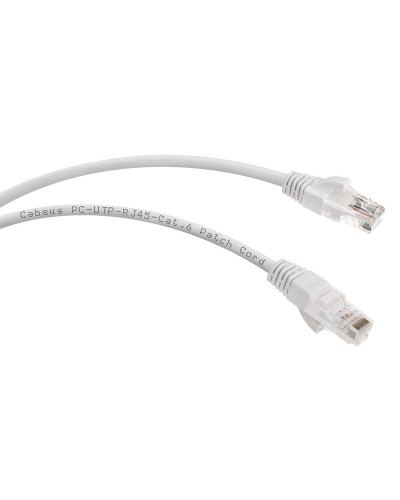 PC-UTP-RJ45-Cat.6-3m (7269c), серый. Патч-корд медный. CABEUS в Костроме
