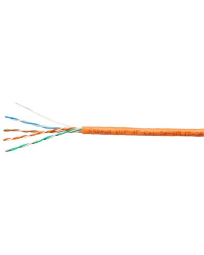 UTP-4P-Cat.5e-SOLID-LSZH-OR-LIGHT-100 (10993c-5). Кабель «витая пара» (LAN) для структурированных систем связи. CABEUS в Костроме