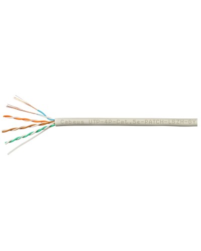 UTP-4P-Cat.5e-SOLID-GY-LIGHT (9995c). Кабель «витая пара» (LAN) для структурированных систем связи. CABEUS в Костроме