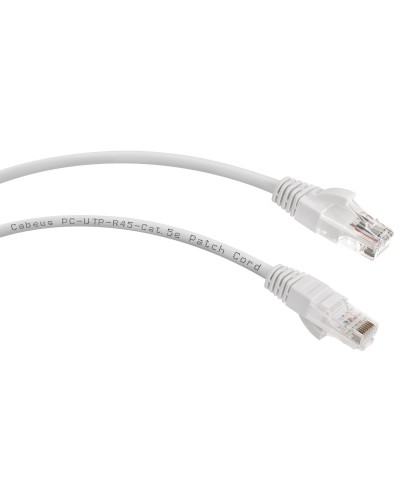 PC-UTP-RJ45-Cat.6-5m-LSZH (8881c), серый. Патч-корд медный. CABEUS в Костроме