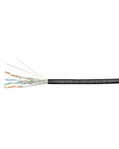 STP-4P-Cat.6a-SOLID-OUT-LSZH-UV (7198c). Кабель «витая пара» (LAN) для структурированных систем связи. CABEUS в Костроме