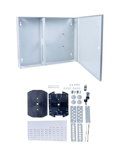FO-WL-16-SC/2LC/FC/ST-FP-K (12302c). Бокс оптический настенный. CABEUS в Костроме