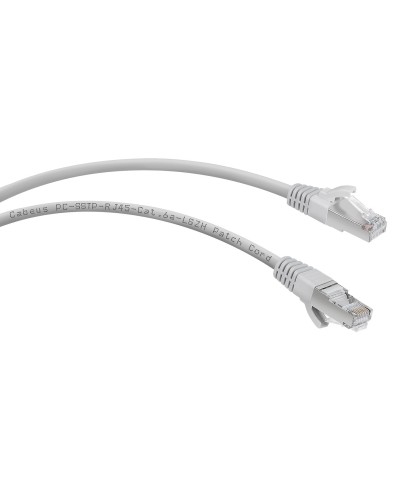 PC-SSTP-RJ45-Cat.6a-1m-LSZH (7901c), серый. Патч-корд медный. CABEUS в Костроме
