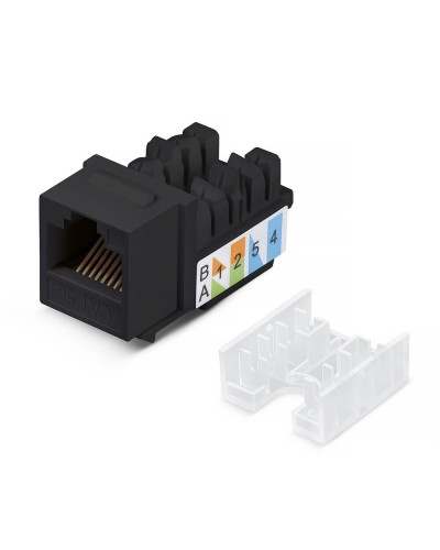 KJ-RJ45-Cat.5e-90-SW-BK (10101c): Вставка Keystone Jack RJ-47 в Костроме