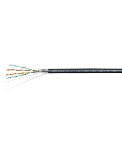 FTP-4P-Cat.5e-SOLID-OUT-LSZH-UV (7176c). Кабель «витая пара» (LAN) для структурированных систем связи. CABEUS в Костроме