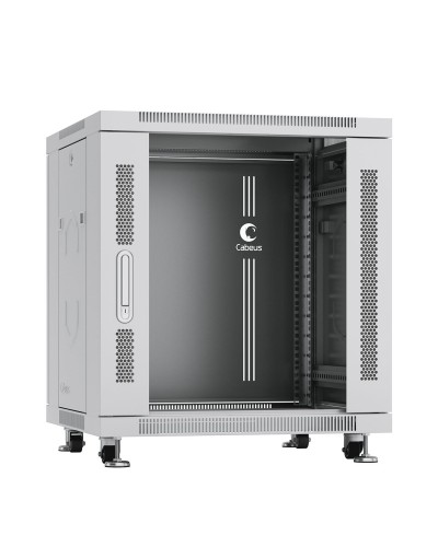 SH-05C-12U60/80 (7646c). Шкаф телекоммуникационный 19 напольный 12U. CABEUS в Костроме