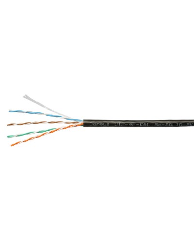 UTP-4P-Cat.5e-SOLID-BK-100 (7252c-5). Кабель «витая пара» (LAN) для структурированных систем связи. CABEUS в Костроме