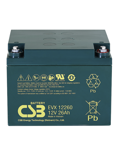 CSB EVX 12260. Аккумулятор герметичный свинцово-кислотный. CSB в Костроме