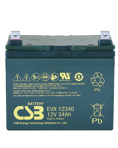 CSB EVX 12340. Аккумулятор герметичный свинцово-кислотный. CSB в Костроме