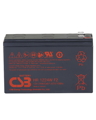 CSB HR 1224W F2 F1. Аккумулятор герметичный свинцово-кислотный. CSB в Костроме