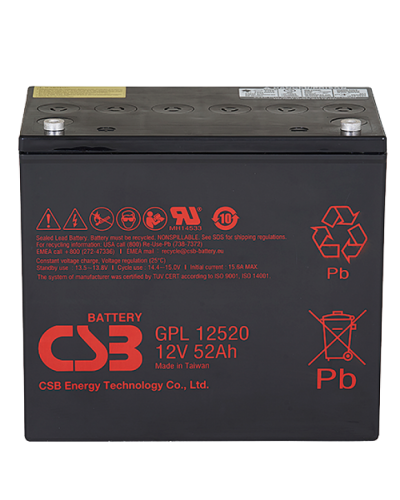 CSB GPL 12520. Аккумулятор герметичный свинцово-кислотный. CSB в Костроме