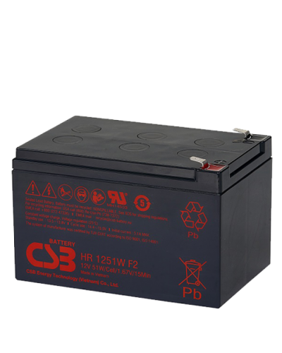 CSB HR 1251W. Аккумулятор герметичный свинцово-кислотный. CSB в Костроме