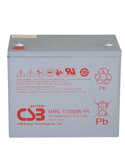 CSB XHRL 12360W FR. Аккумулятор герметичный свинцово-кислотный. CSB в Костроме