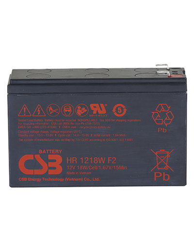 CSB HR 1218W. Аккумулятор герметичный свинцово-кислотный. CSB в Костроме