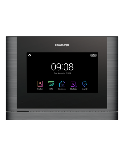 CDV-704MF/XL (темное серебро) Black Smog. Монитор видеодомофона цветной. Commax в Костроме