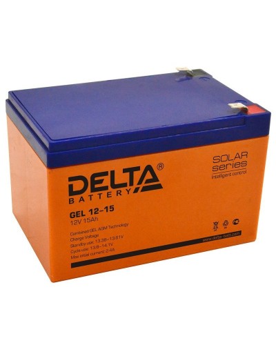 Delta GEL 12-15. Аккумулятор герметичный свинцово-кислотный. Delta в Костроме