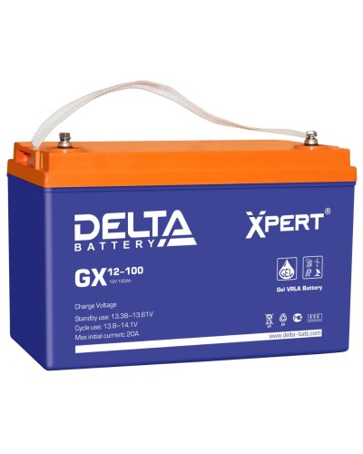 Delta GX 12-100. Аккумулятор герметичный свинцово-кислотный. Delta в Костроме