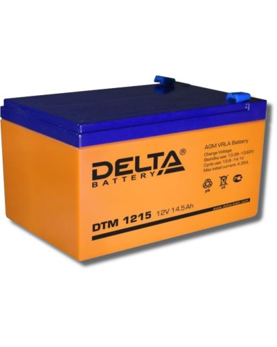 Delta DTM 1215. Аккумулятор герметичный свинцово-кислотный. Delta в Костроме
