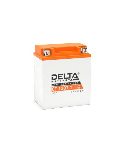 Delta CT 1207.1. Аккумулятор герметичный свинцово-кислотный стартерный. Delta в Костроме