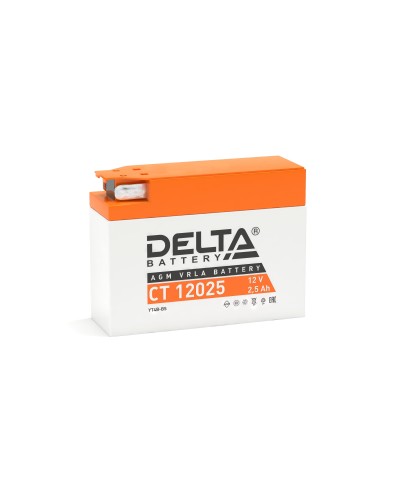 Delta CT 12025. Аккумулятор герметичный свинцово-кислотный стартерный. Delta в Костроме