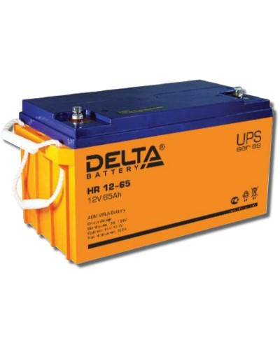 Delta HR 12-65. Аккумулятор герметичный свинцово-кислотный. Delta в Костроме