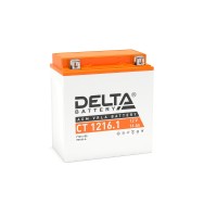 Delta CT 1216.1. Аккумулятор герметичный свинцово-кислотный стартерный. Delta
