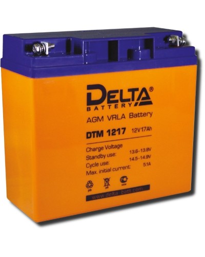 Delta DTM 1217. Аккумулятор герметичный свинцово-кислотный. Delta в Костроме